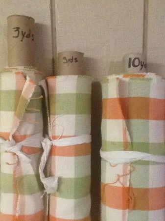 Buffalo Check Fabric (16 yards total) $125 - This ends up being a little less than $8 a yard which is a good deal for home decor fabric. Click here to see a great post on decorating with buffalo check plaid. 