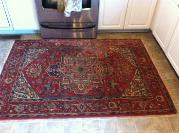 Antique Wool Oriental Rug 4’ x 6’ $70