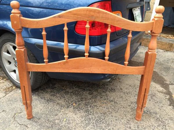 Twin Headboard $15 - Can't beat the price and it would look adorable painted. 