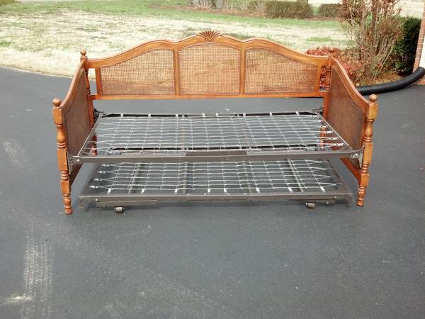 Daybed with Trundle $125 - This is a great price for a daybed with a trundle. Paint it and it will look identical to this cane daybed at Ballard Designs that retails for $649 (There was a similar Ballard Designs daybed for sale on Craigslist that I posted yesterday for $400, at $125 this one is a great deal!)
