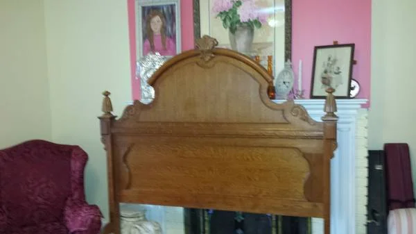 Queen Bed $500 - Beautiful bed with footboard also, click on the link to see additional photos, its really a stunning bed. 