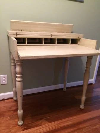 Antique Table/Writing Desk $100 - This is a table that folds back to be a little writing desk. 