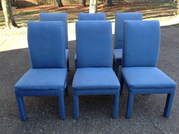 Set of 6 Parsons Chairs $100 - I don't love these as is but you can buy Parsons Chair covers at a lot of stores, the price is good for the base chair. 
