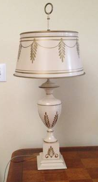 Antique Tole Lamp $40 - I posted this a few weeks ago but it is still available and they reduced the price. It's a great piece and a good price. 
