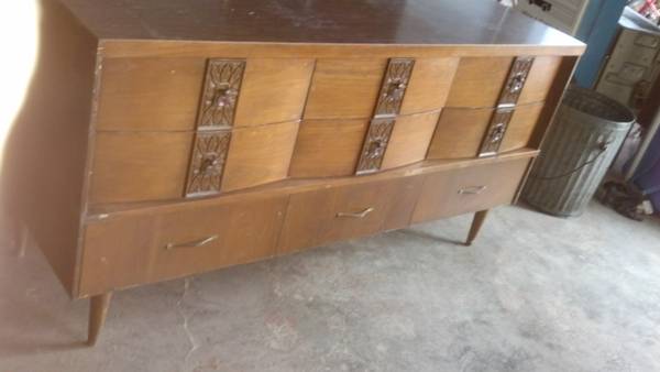 Mid Century Dresser $200 - I think this is a really cool piece that could even be used as a buffet or media center. 