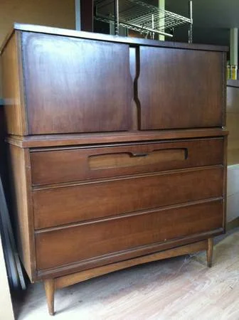 Mid Century Modern Dresser/Chest $350 - I think this is a great piece and really unique. 