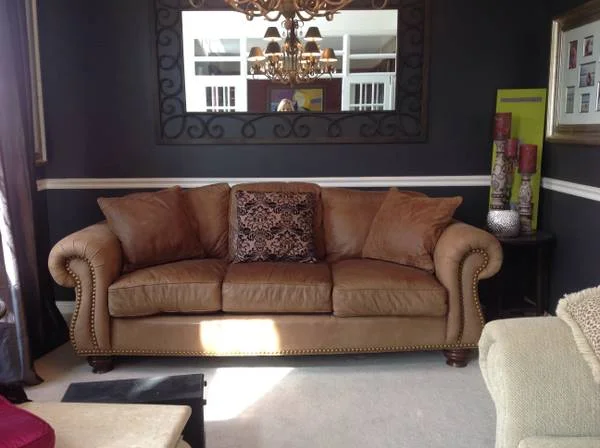 Leather Sofa $750 (2 available ) - Seller originally paid $2,500. 