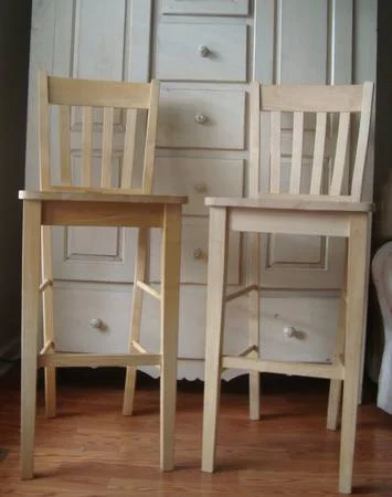 Pair of Barstools $40 - These just need a coat of paint. 