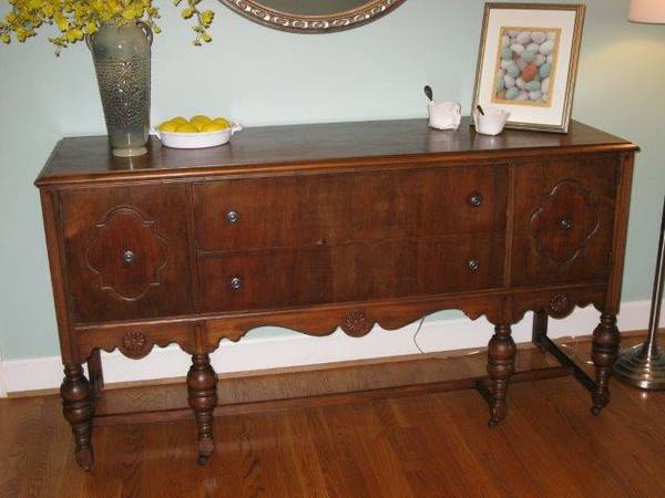 Antique Buffet $150 - This buffet is nice as is but would be a great piece to paint. 