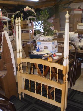 Twin Bed $35 - This is a great price and just needs a coat of paint. 