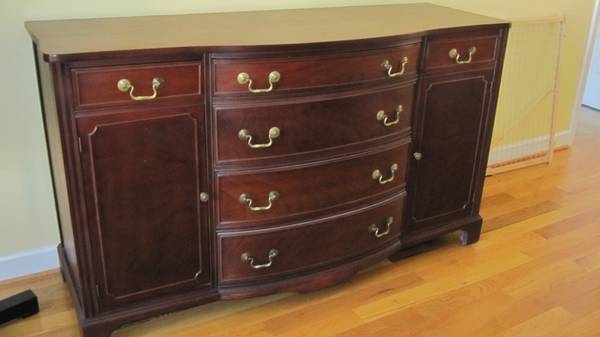 Antique Buffet $150 - This would be a great candidate for some chalk paint. I have an almost identical buffet that I painted gray. Want to make your own chalk paint? Its easy here's how . 
