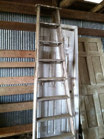 8' Ladder $60 - This could be a great decorative piece, could lean against the wall in a spot where you need some height. 