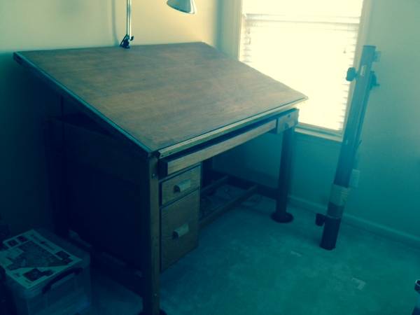 Antique Drafting Table $100 - Great price for this piece. 