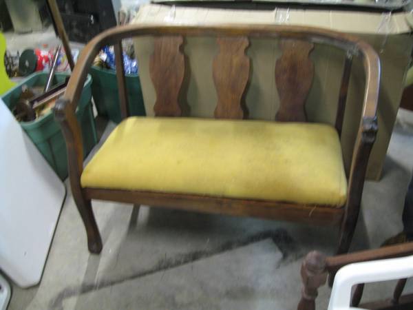 Bench $275 - I really like this bench, it has some unique details. I think $275 is a bit high but its been on Craigslist for a few weeks so you could probably negotiate it down a bit. 