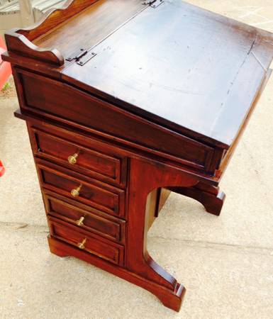 Small Writing Desk $60 - This would be a great size for a child's desk and could be really cute painted. 