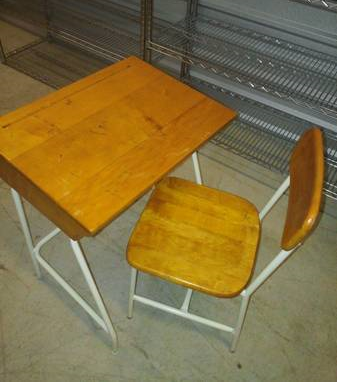 Vintage School Desk $40 - Cute little desk, its the perfect size for a kid's room. 