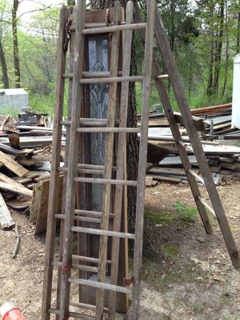 Wood Rung Ladders $25 - These ladders could be used as wall art (either hung vertically or horizontally) or you could just lean one up against the wall. 
