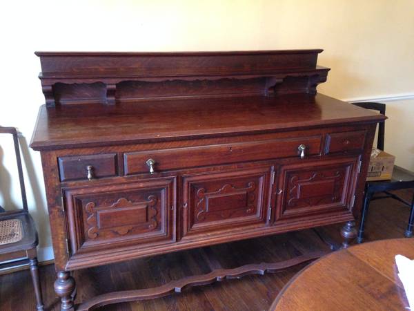 Antique Buffet $100 - This is a really good deal and would look great painted. 