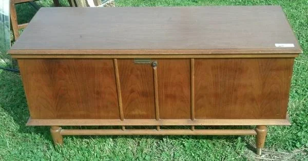 Mid Century Storage Chest $135