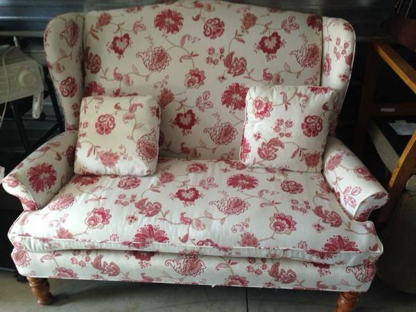 High Back Love Seat $180