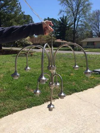 Chandelier $100 - There are shade that come with this light fixture that I don't like however I think this light could be really cool with edison bulbs. 