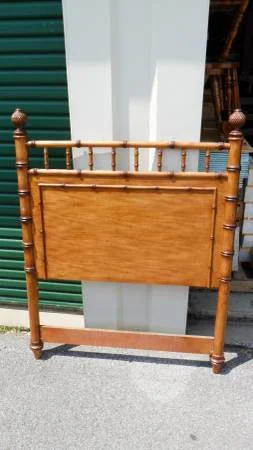 Faux Bamboo Twin Headboard $40 - This headboard would look amazing painted. At $40 this is a really good deal. 