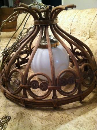 Vintage Light $20 - I really like this light and I think you could use as is or spray paint it. 