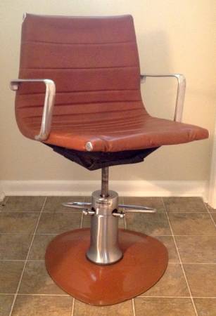 Eames Style Salon Chair $125 - Could be used as a cool office chair or even a bar level seat.