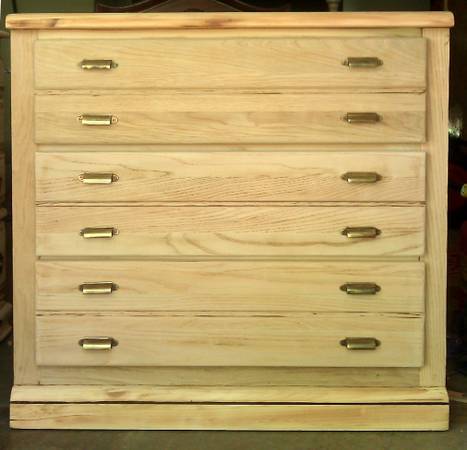 Small Wood Dresser $95 - This dresser has already been stripped and could be either painted or stained or left as is and just get a coat of a polyurethane.