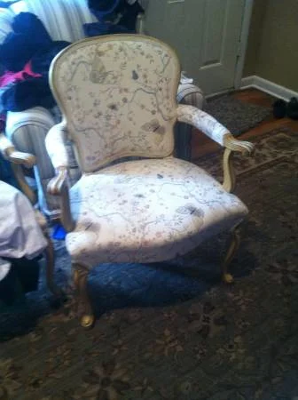 Pair of French Provincial Chairs $250&nbsp;