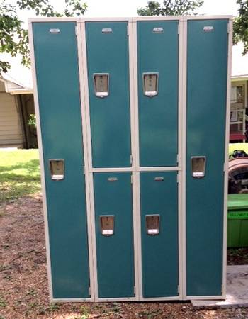 Turquoise Lockers $300 - I love the color on these. They could be a fun addition to a playroom, office, bonus room or even garage. 