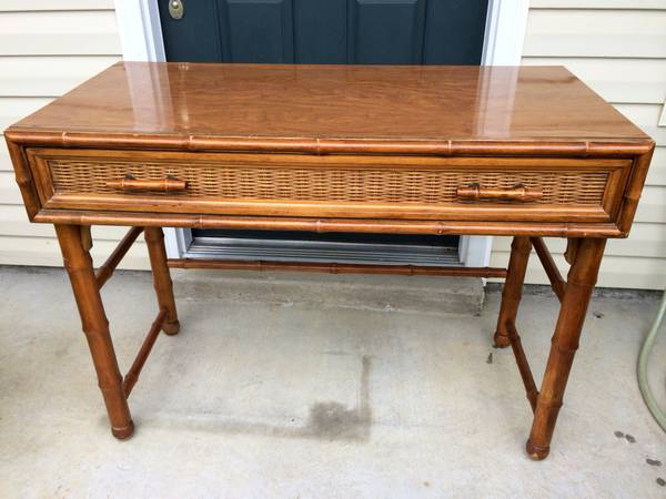 Bamboo Desk $70 - I love this desk. It would be so cute painted....see some examples of bamboo desks painted on my Pinterest page . 
