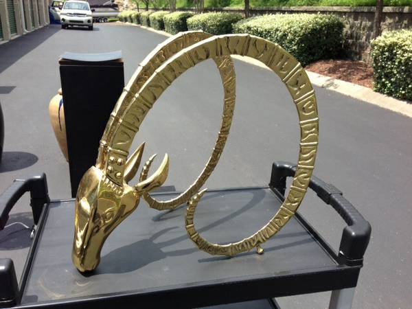 Ram's Head $50 - This is a really unique piece and could be a cool addition to a bookshelf or a mantle. 