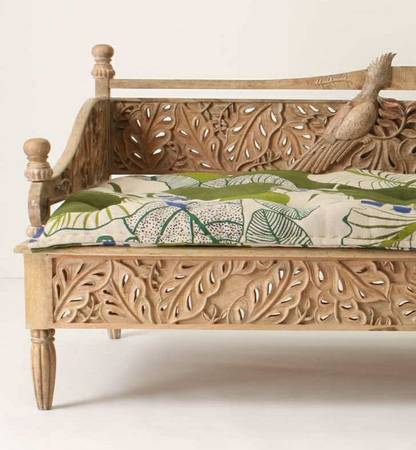 Anthropologie Mango Wood Daybed $1,000 This daybed was purchased at Anthropologie and retailed for over $3,700. View on Craigslist 