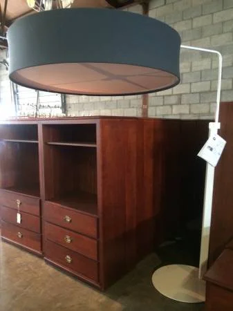 Large Modern Floor Lamp $450 This is a high end lamp that retails for $999. Would be the perfect statement piece in a large room. I could even picture it being used over a round dining table like this one. See on Pinterest View on Craigslist 
