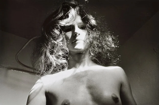 Untitled , ( Man Wig) from the Early Black and White Portfolio , circa Early 1970's Silver Gelatin Print 14 x 11 inches