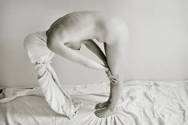 Untitled, (Nude with Towel on Head) from the Early Black and White Portfolio , circa Early 1970's Gelatin Silver Print 14 x 11 inches