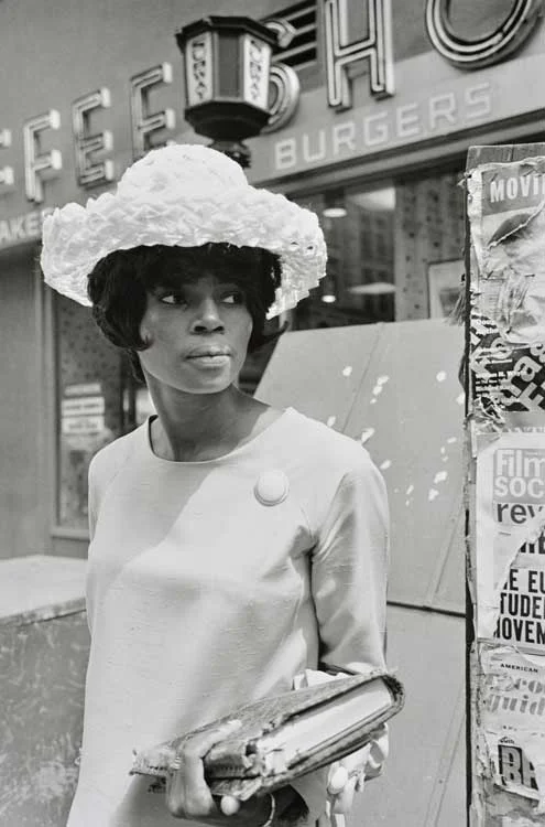 Untitled (African American woman holding book), 1960-1972 Gelatin Silver Print 20 x 16 inches