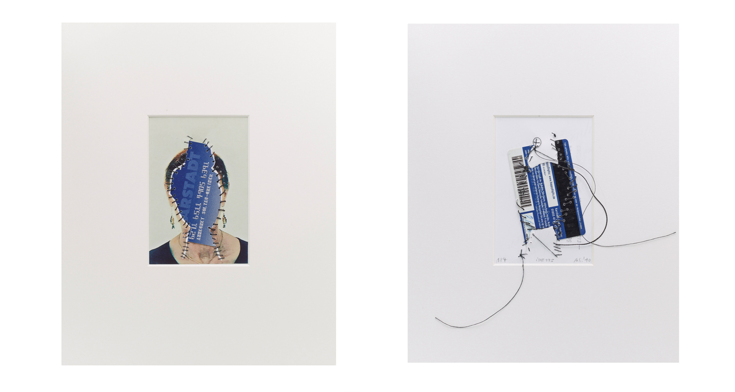 Annegret Soltau Karstadt (front/rear), 2010 9.45 x 11.8 inch unique collage