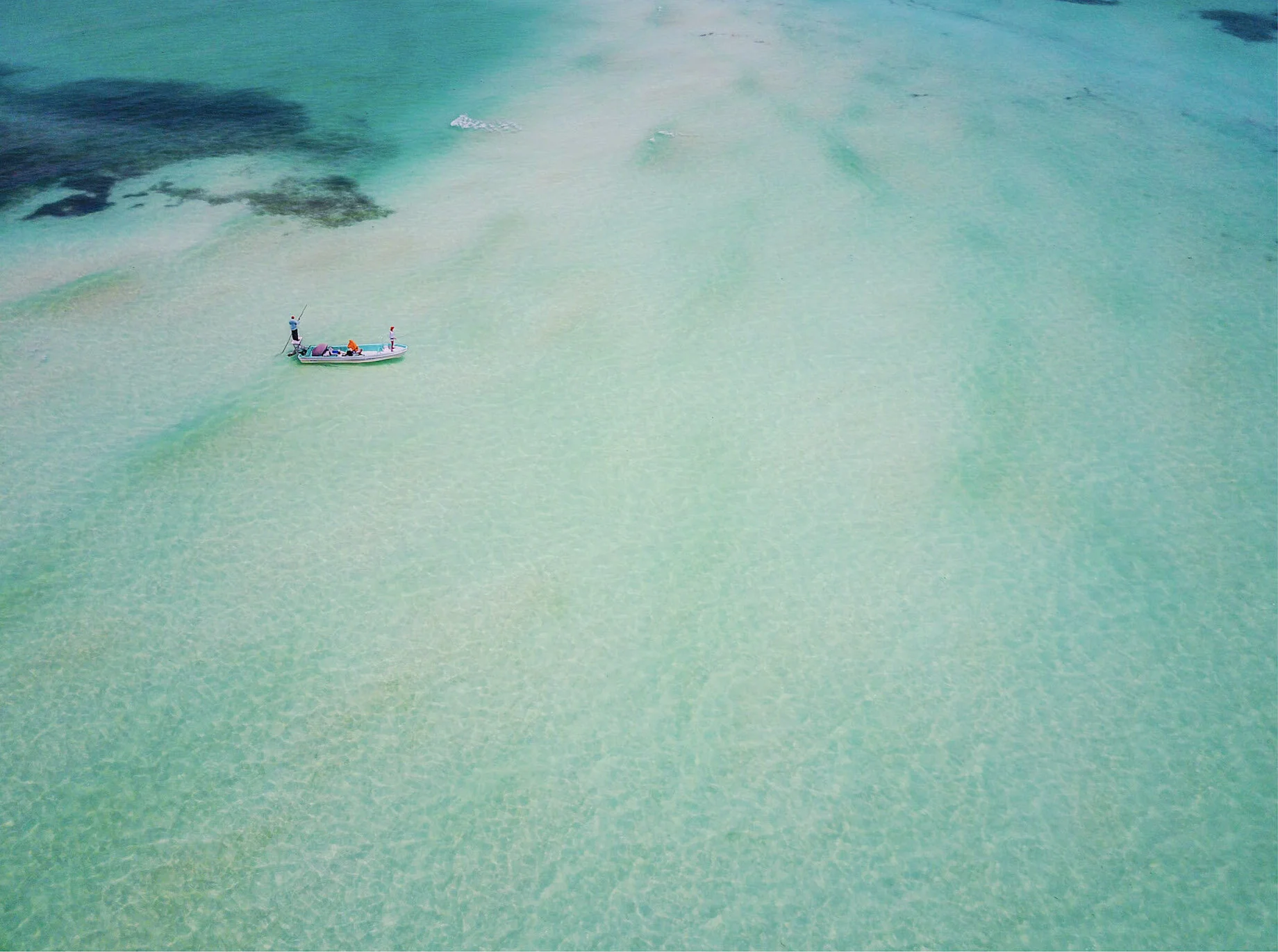 David Ondaatje Tarpon Flat, Long Cay, Belize 62.5 x 48 inch Archival Pigment Print