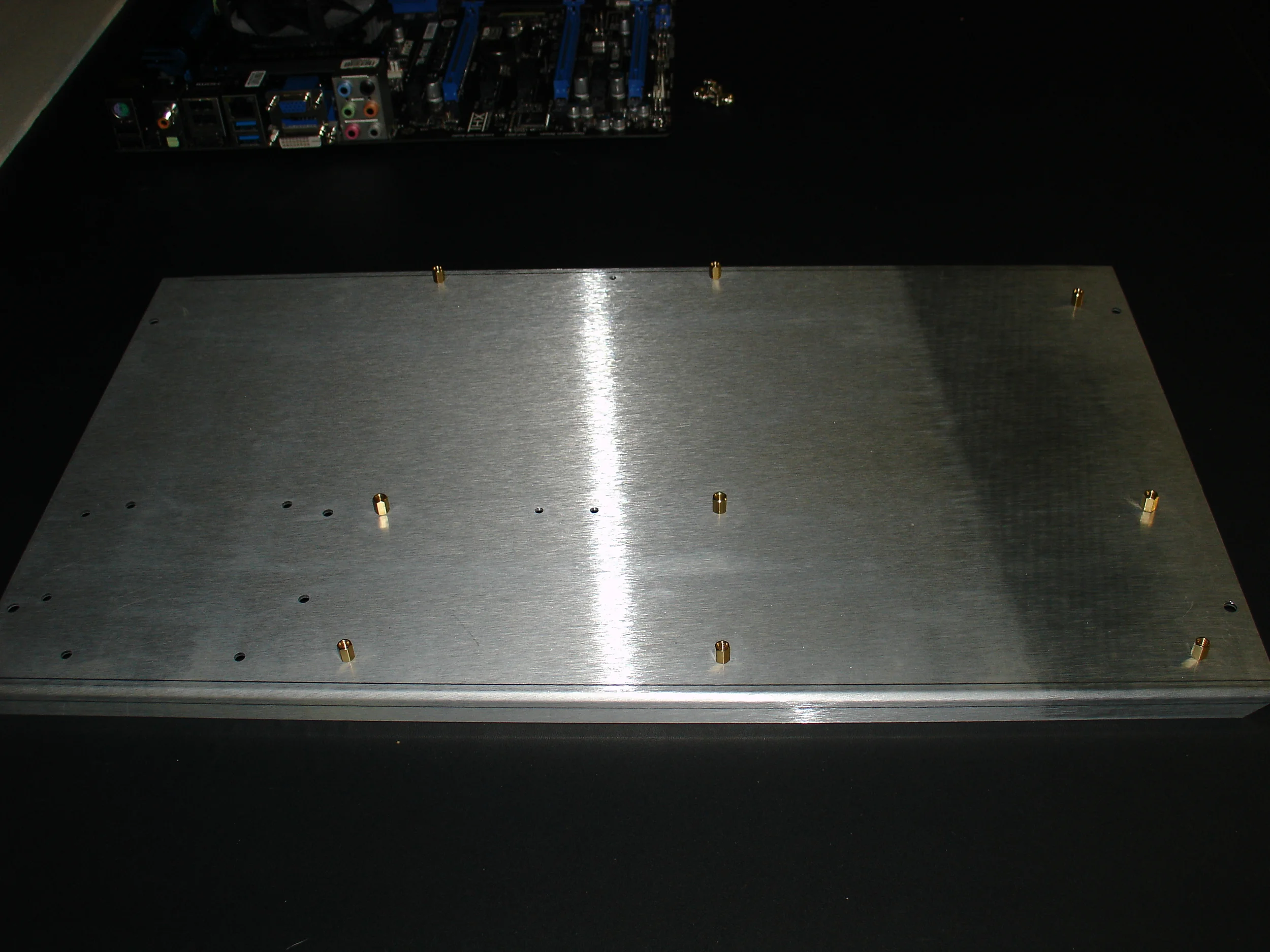 Motherboard Tray with ATX Standoff/Riser Pattern