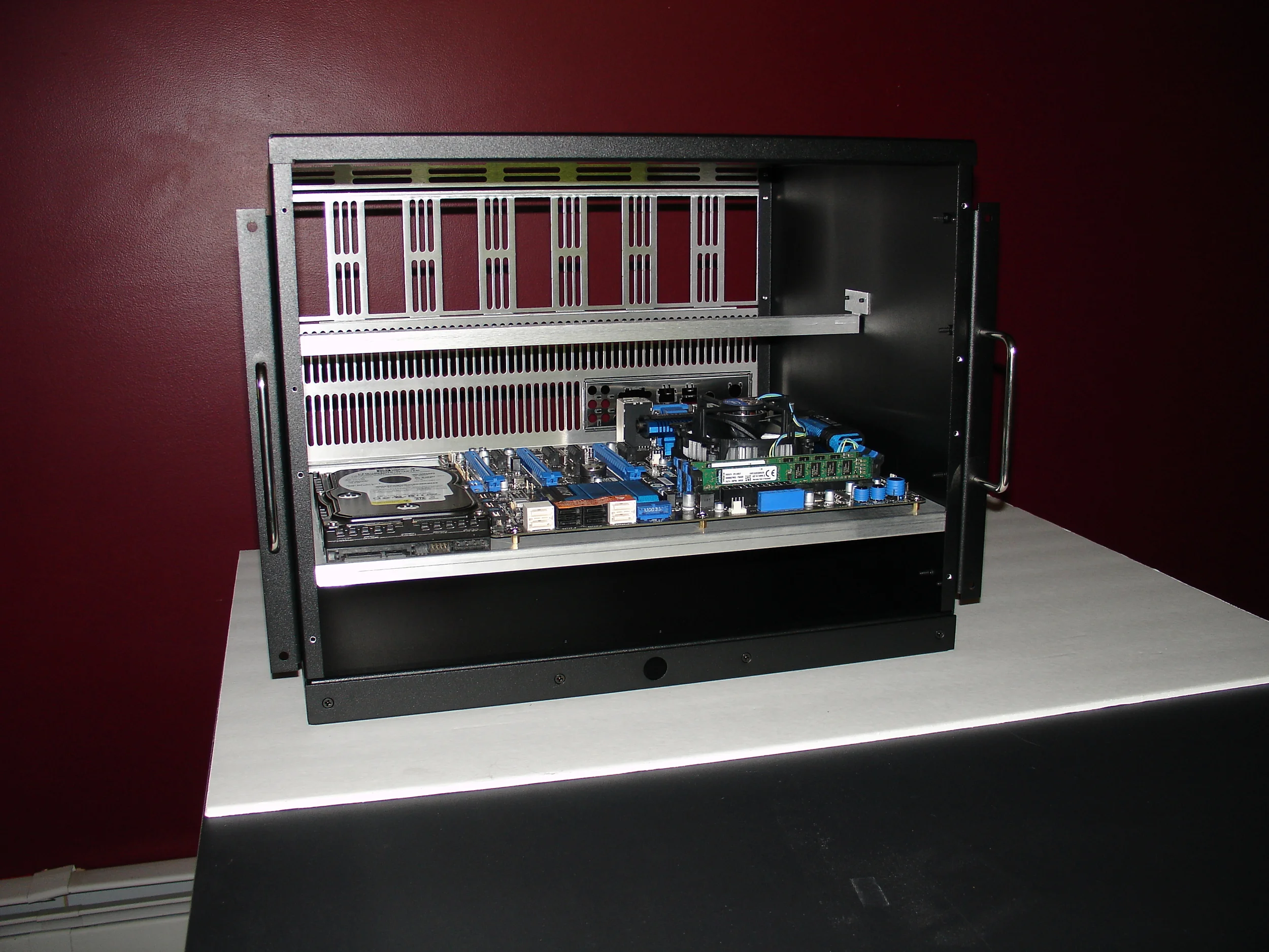 Installed Motherboard Tray