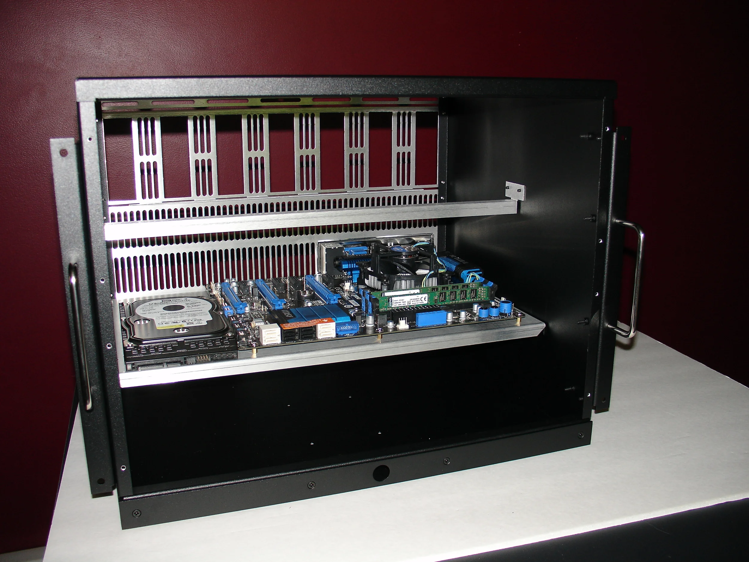 Motherboard Tray at Back of Chassis