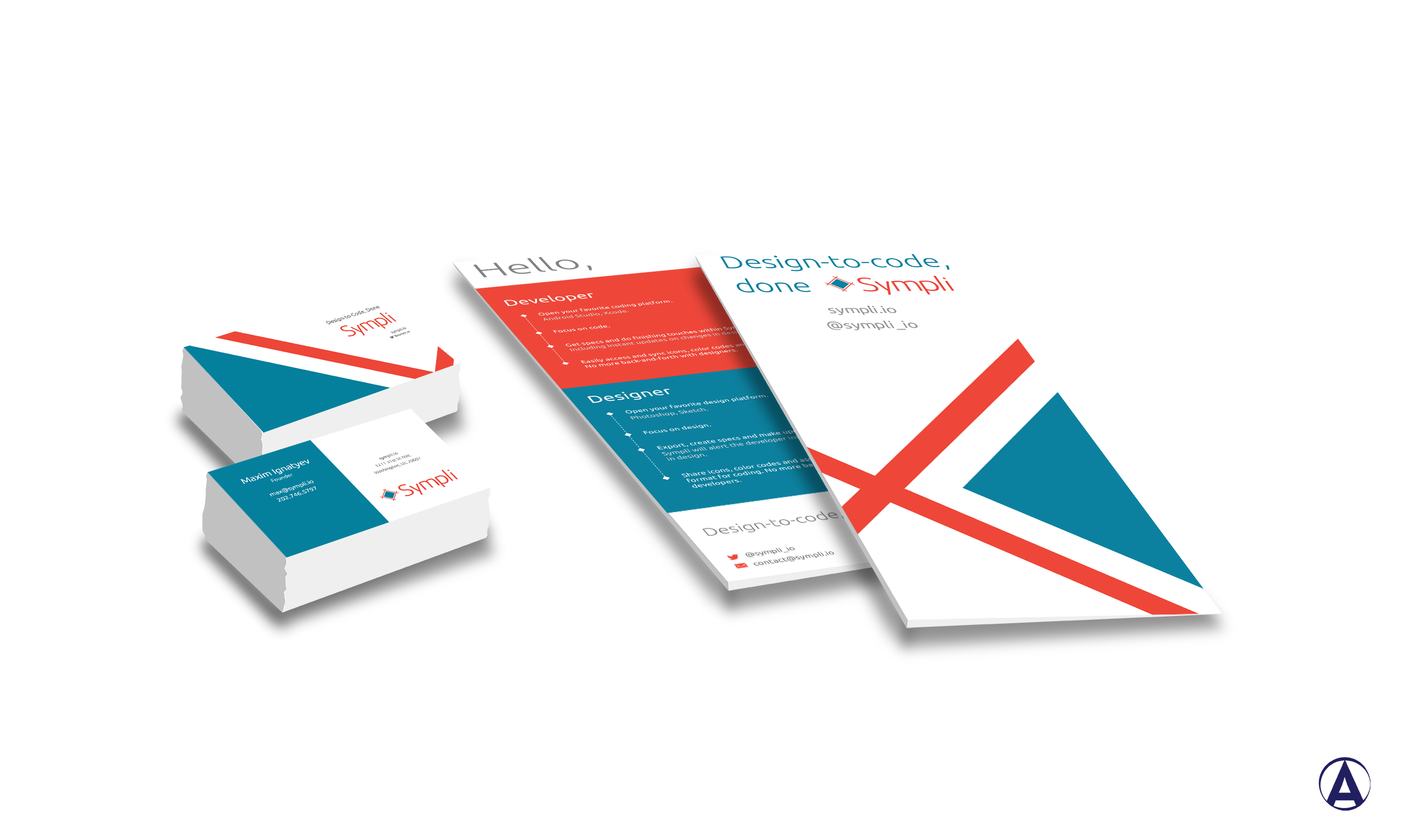 Cards and flyer print design