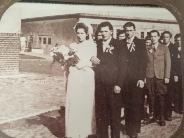 Jeremy's grandparents, Stanislaw and Ala, met and were married in a post-war refugee camp in Germany after serving several years in a Nazi labor camp.