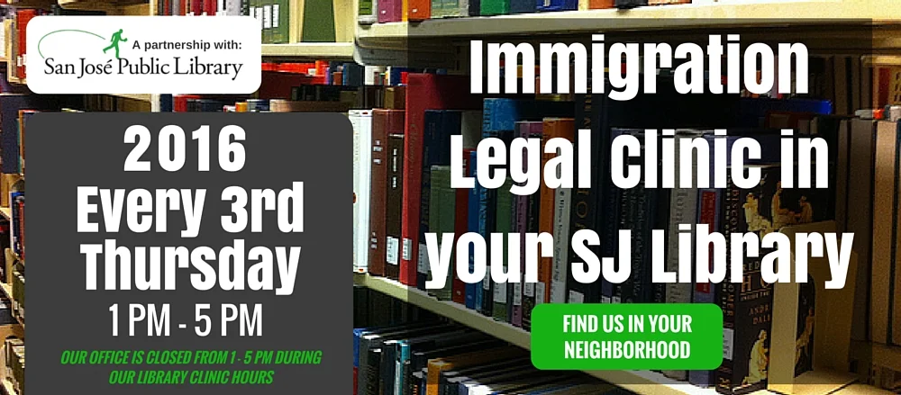 Free Immigration Consultations In Your Local Library! Find Us In Your Neighborhood!