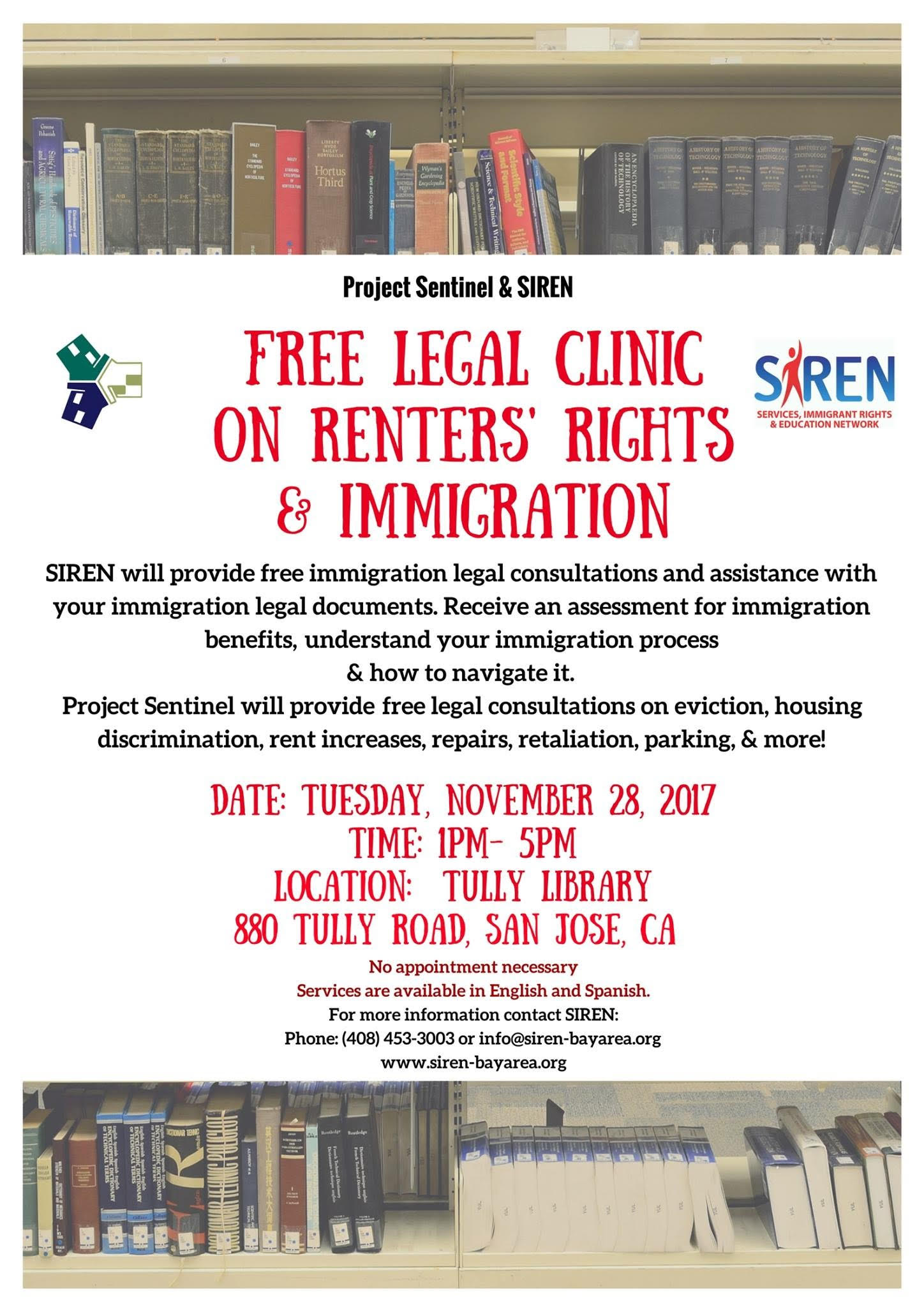 SIREN-Tully Library Free Legal Clinic on Renter's Rights & Immigration .jpg