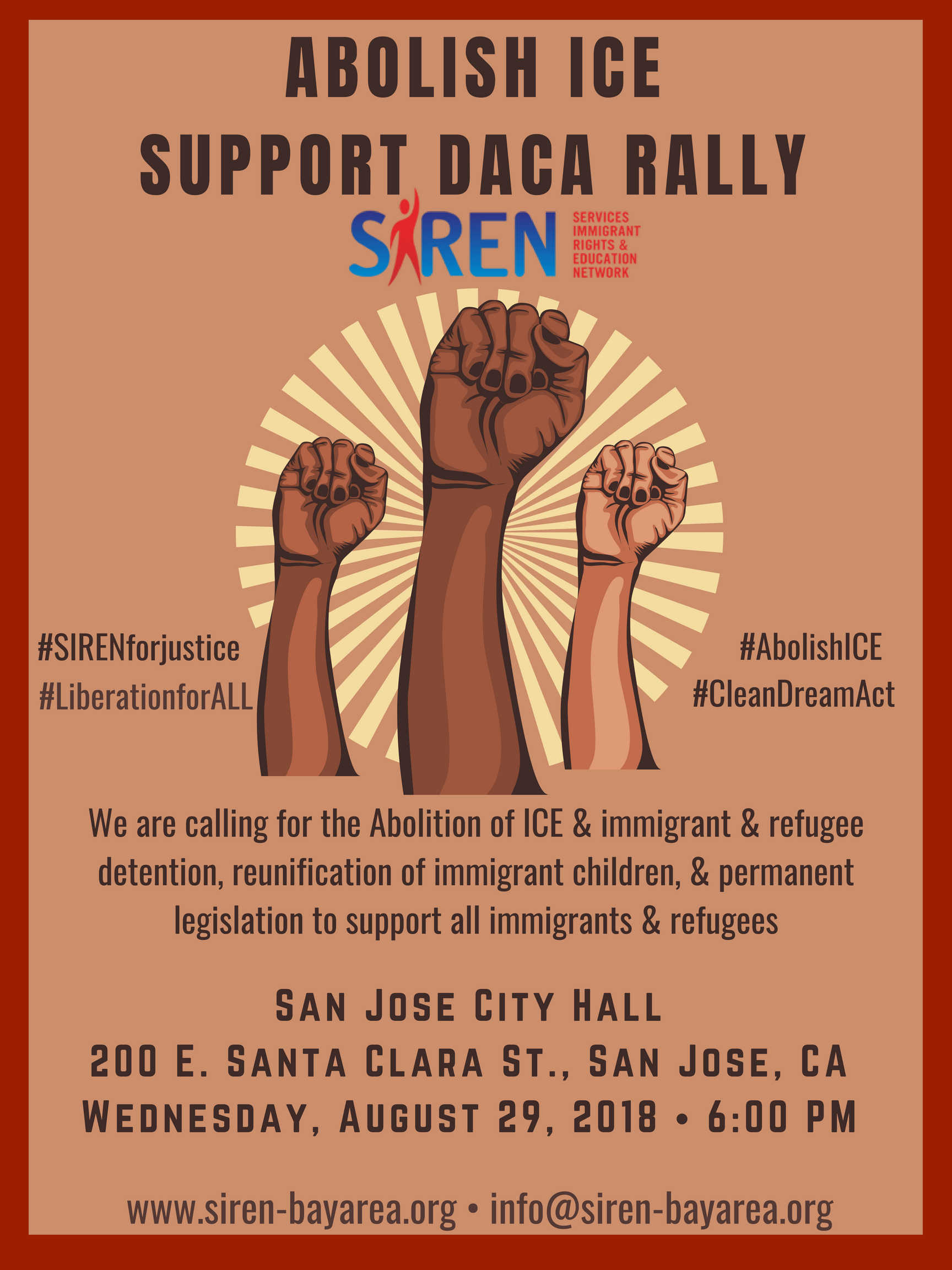 MEDIA ADVISORY: Immigrant Rights Group to Host Rally to Call for the Abolishment of ICE, Protect DACA, and Support for a Clean Dream Act