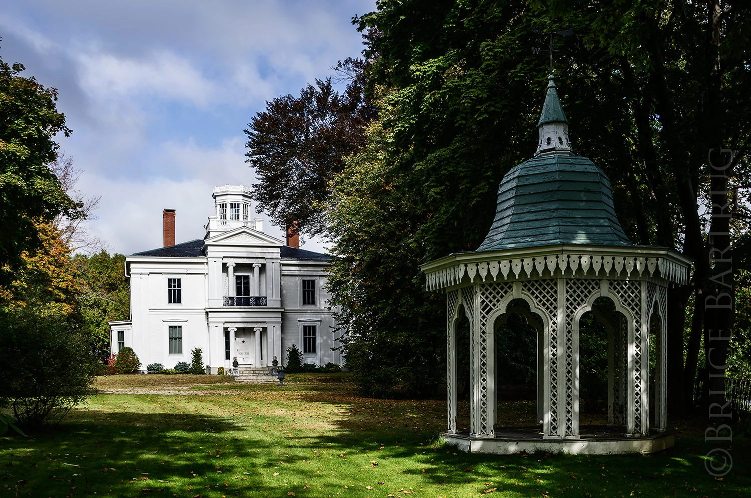 James P. White house gardens