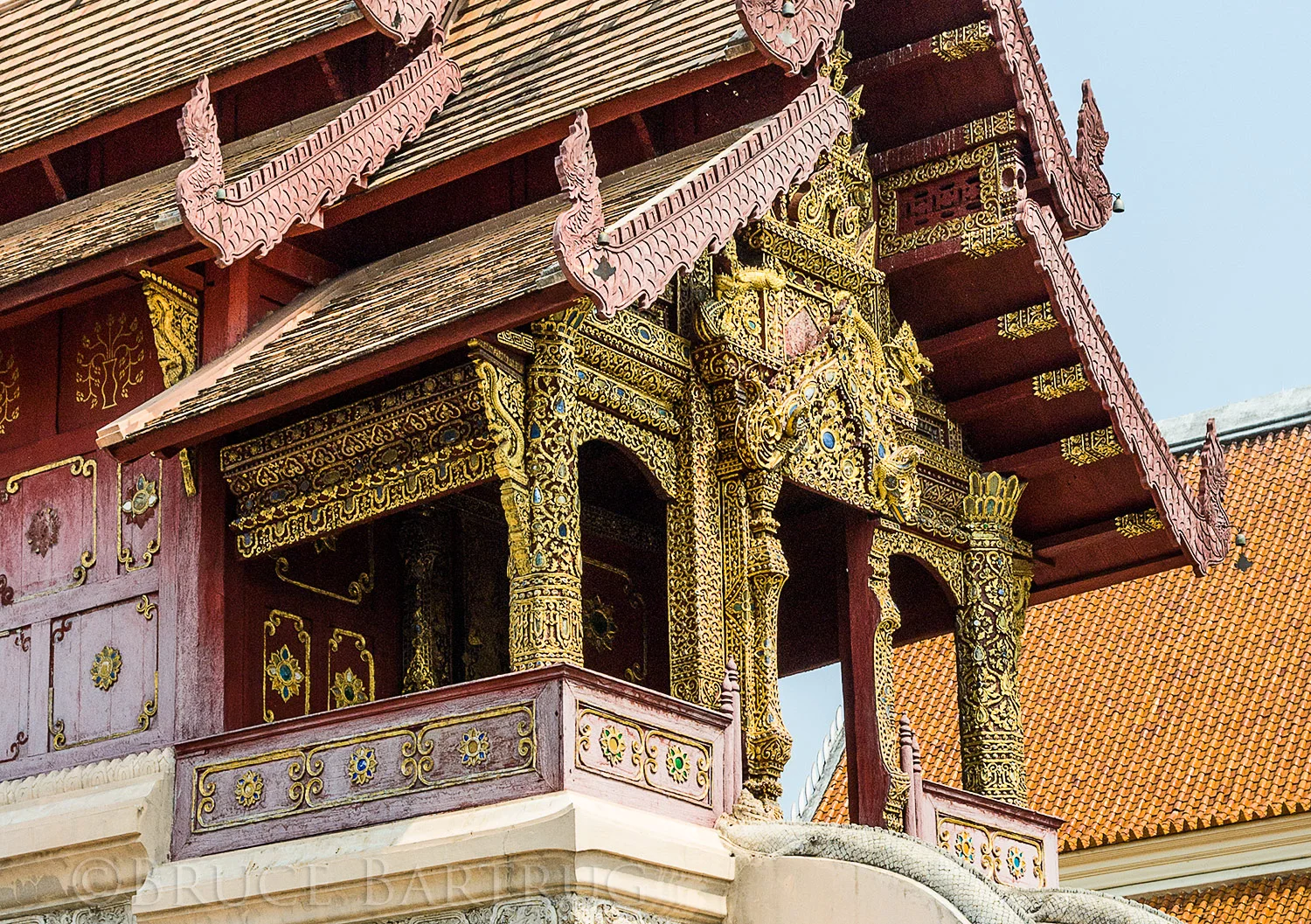 Reliquary at Wat Phra Singh, Chiang Mai, Thailand